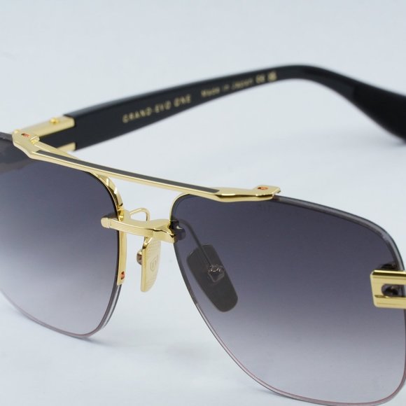 Dita GRAND-EVO ONE DTS-138-A-01 Sunglasses Gold Aviator Frame, Grey Lenses - Picture 3 of 12